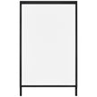 VEVOR A Frame Sidewalk Sign, 24x36 Inch Heavy Duty Slide-in Signboard Holder, Double-Sided Folding Sandwich Board Signs, Steel Pavement Sign Poster for Outdoor Business Street Advertising (Frame only)