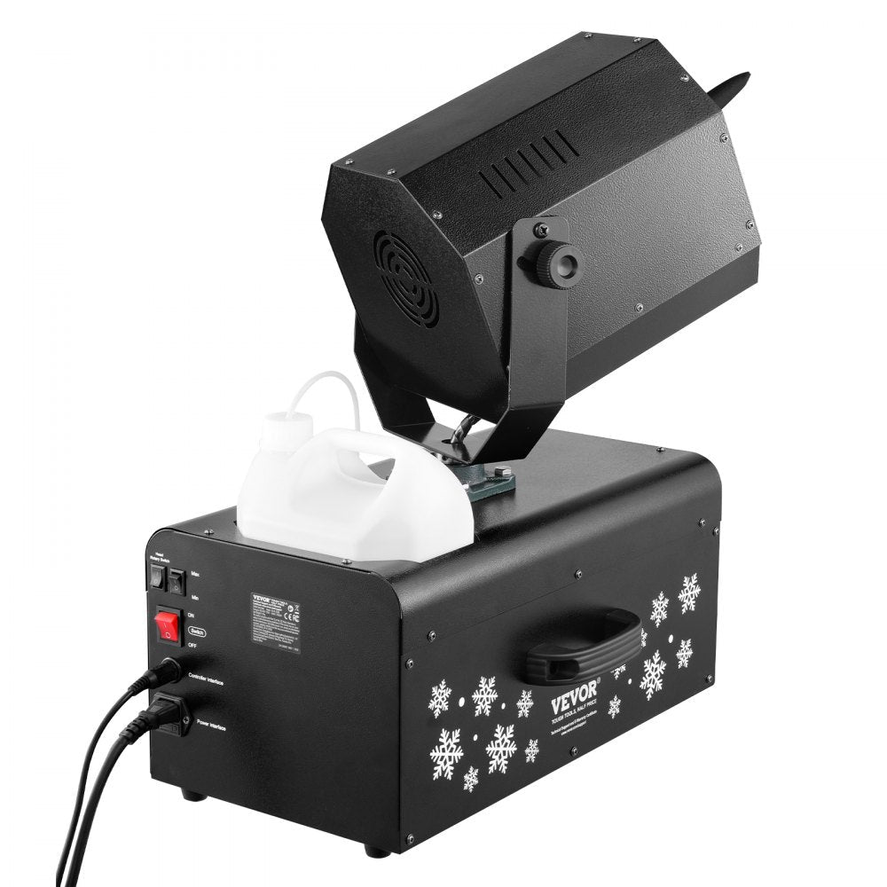 VEVOR Snow Machine 2000W Wireless Remote Swing Snow Making Machine for Holiday