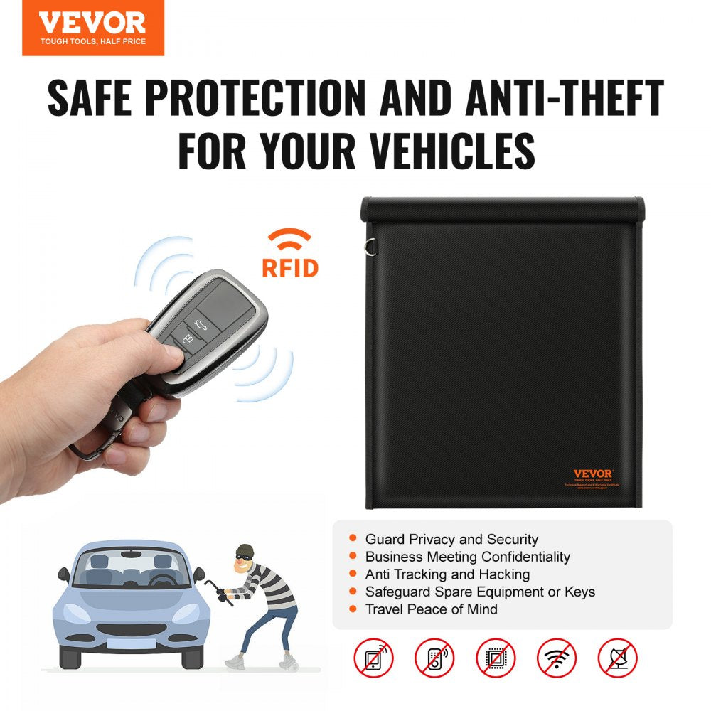 VEVOR Faraday Bag Signal Blocking Holder for Laptop & Tablets(16.9 x 15