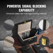 VEVOR Faraday Box Signal Blocking Holder for 5~8 Car Keys with 2 Key Bags Black