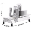 Commerical Heavy Duty Tomato Silcer Onion Cutter 3/16