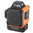 VEVOR Laser Level, 100ft, Self Leveling Manual Green 3 x 360° Cross Line Laser, IP54 Waterproof Remote Control Manual Self-leveling Mode & 8h Continuous Working Time Line Laser, Battery and Stand Incl