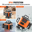 VEVOR Laser Level, 100ft, Self Leveling Manual Green 3 x 360° Cross Line Laser, IP54 Waterproof Remote Control Manual Self-leveling Mode & 5h Continuous Working Time Line Laser, Battery Include