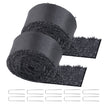 VEVOR 2 Rolls Rubber Mulch Roll for Landscaping 120 x 4.5in Rubber Mulch Mat