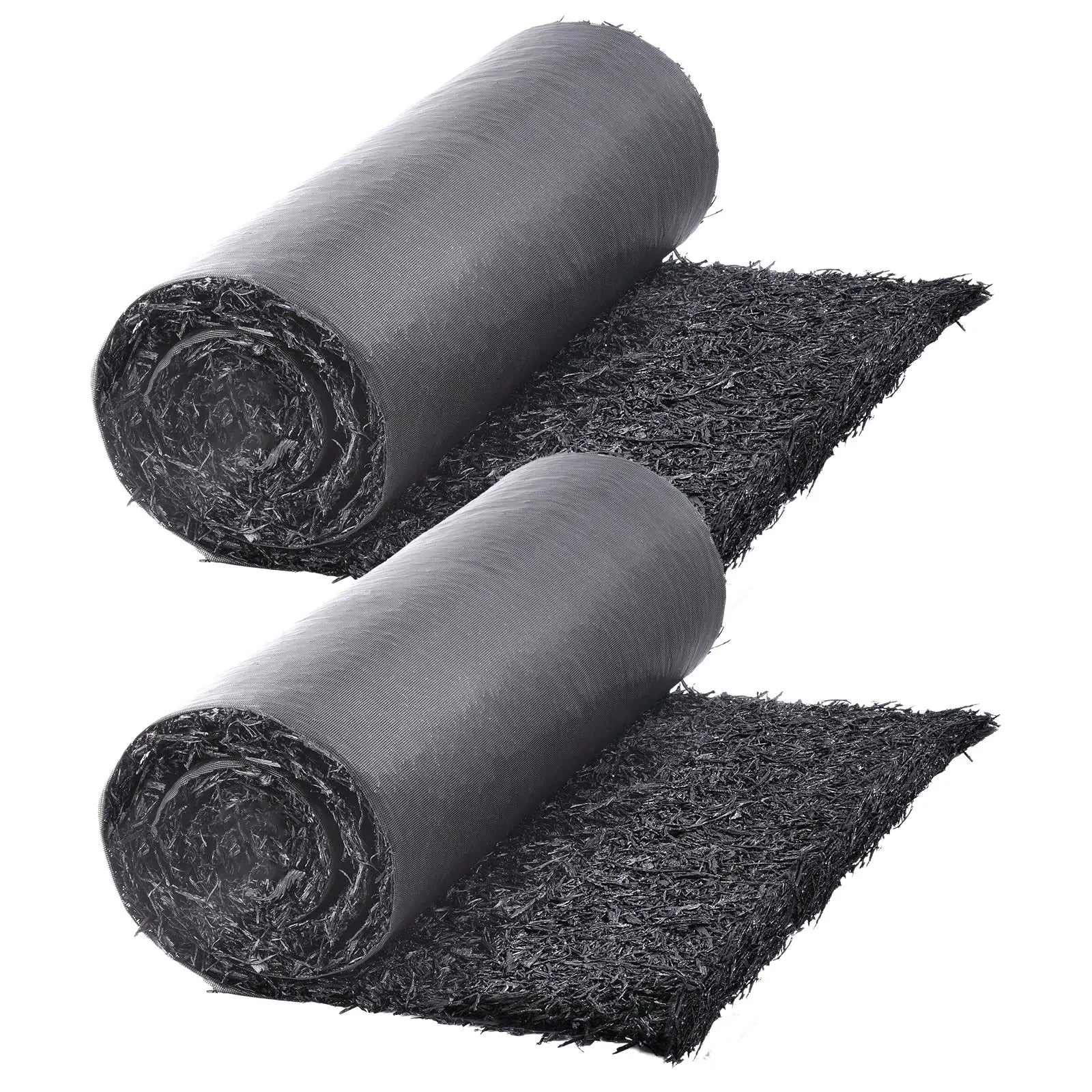 VEVOR Rubber Mulch Roll for Landscaping 96 x 22in Rubber Mulch Mat Pathway