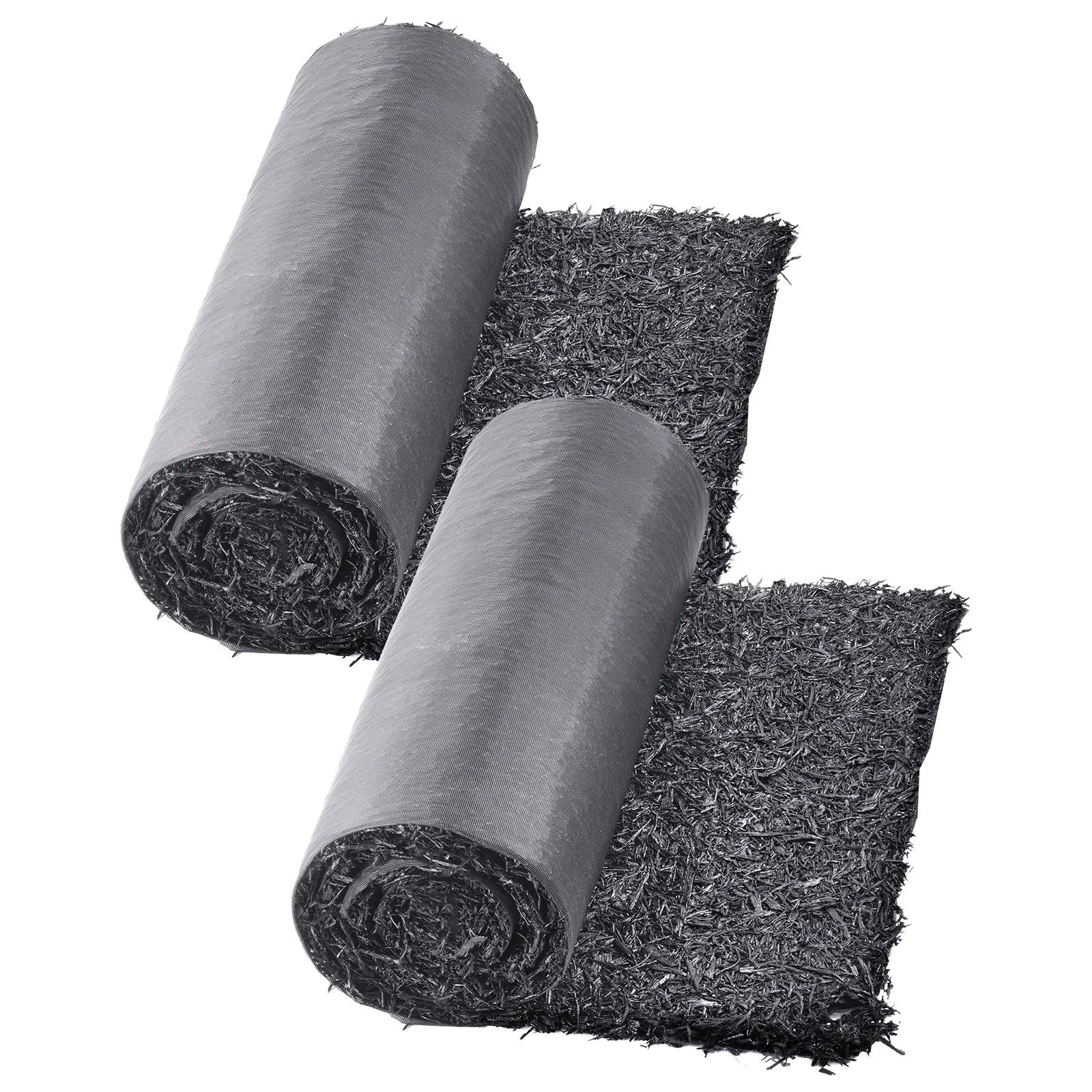 VEVOR Rubber Mulch Roll for Landscaping 96 x 22in Rubber Mulch Mat Pathway