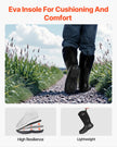 VEVOR Protective Footwear for Men Neoprene Rubber Work Rain Boots  Size 12 US
