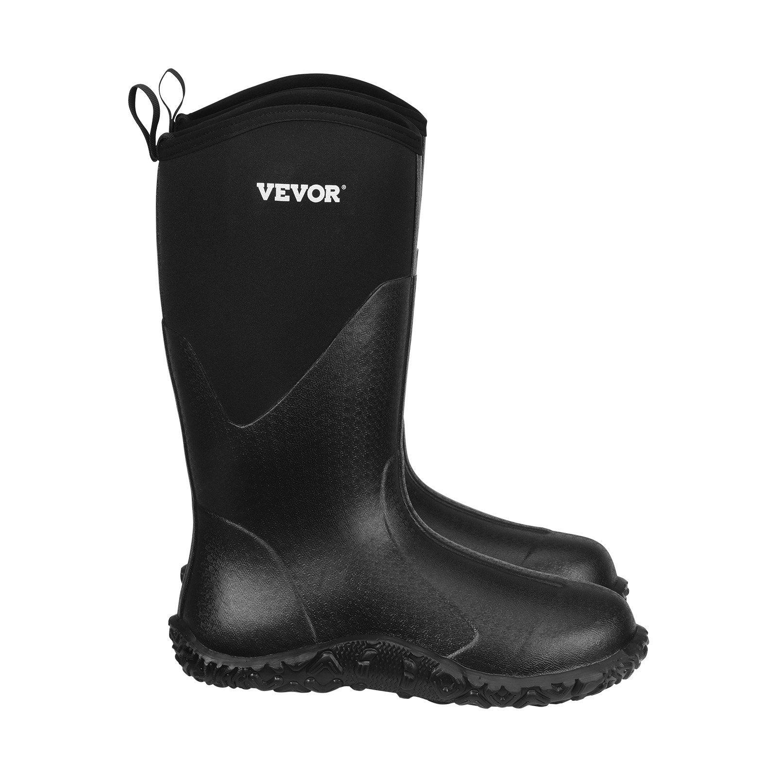 VEVOR Protective Footwear for Men Neoprene Rubber Work Rain Boots  Size 12 US