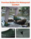 VEVOR Women's Ankle Deck Boots Waterproof Anti-Slip Work Rain Boots Size 8 US