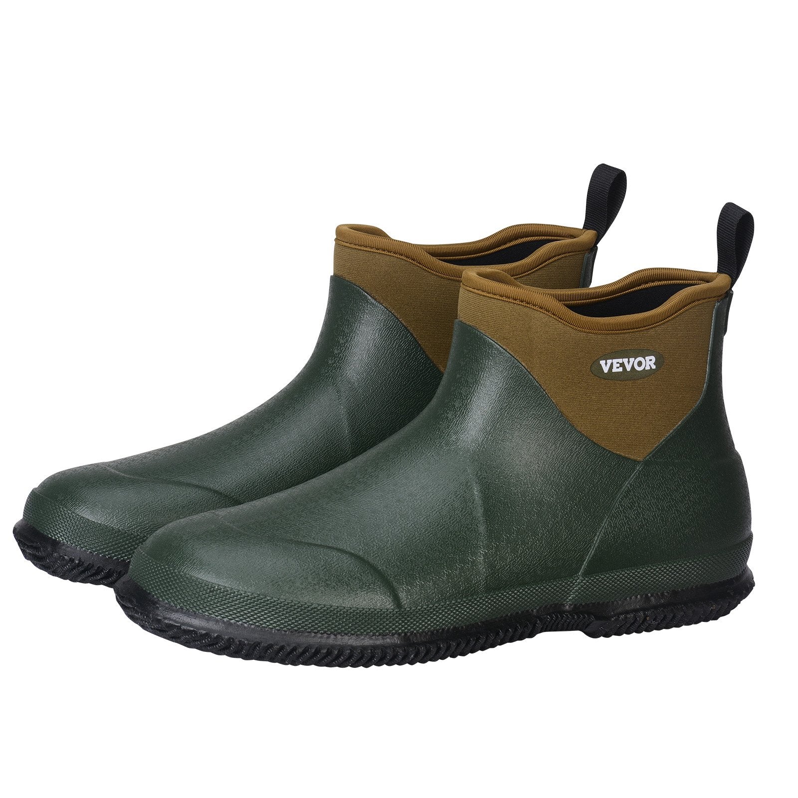 VEVOR Women's Ankle Deck Boots Waterproof Anti-Slip Work Rain Boots Size 10 US