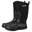VEVOR Rubber Boots Men Protective Footwear Steel Toe Work Rain Boots Size 12 US