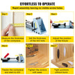 VEVOR Pocket Hole Jig Kit, Professional and Upgraded Aluminum, Adjustable & Easy to Use Joinery Woodworking System, Wood Guides Joint Angle Tool with Clamping Pliers Screw for DIY Carpentry Projects