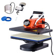 VEVOR Heat Press Machine, 12 x 15 inches Fast Heating 360 Swing Away Digital Sublimation Transfer, 5-in-1 T-Shirt Vinyl Transfer Printer for Banners Canvas Bag Pillow Shirts Cups Plates Caps