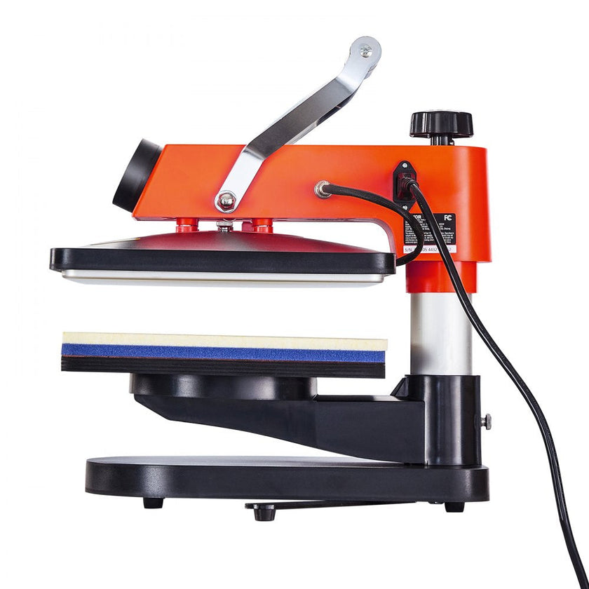 VEVOR Heat Press Machine, 12 x 15 inches Fast Heating 360 Swing Away Digital Sublimation Transfer, 5-in-1 T-Shirt Vinyl Transfer Printer for Banners Canvas Bag Pillow Shirts Cups Plates Caps