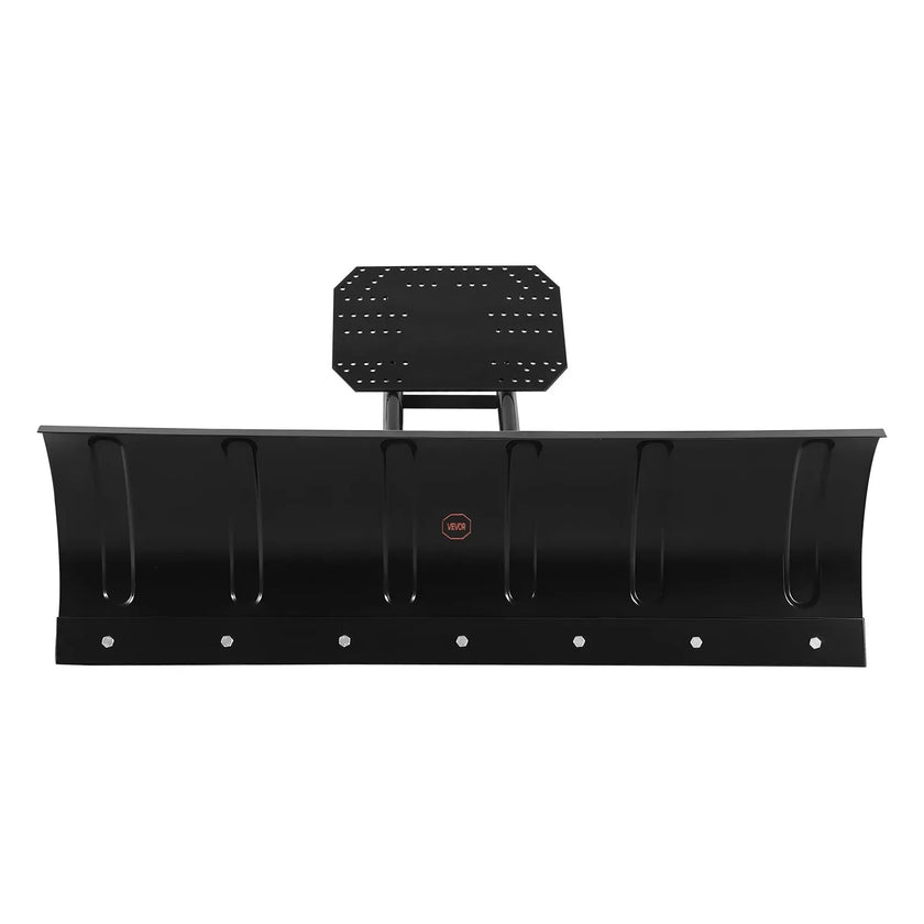 VEVOR Snow Plow Kit, 48in Universal Snow Plow Attachment, Height & Left-Right Adjustable, Quick To Detach, Steel ATV Scrape Blade, 3 Mount Options, Efficient Snows Clearing, for Most ATVs & UTVs