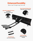 VEVOR Snow Plow Kit, 60in Universal Snow Plow Attachment, Height & Left-Right Adjustable, Quick To Detach, Steel ATV Scrape Blade, 3 Mount Options, Efficient Snows Clearing, for Most ATVs & UTVs