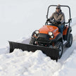 VEVOR Snow Plow Kit, 60in Universal Snow Plow Attachment, Height & Left-Right Adjustable, Quick To Detach, Steel ATV Scrape Blade, 3 Mount Options, Efficient Snows Clearing, for Most ATVs & UTVs