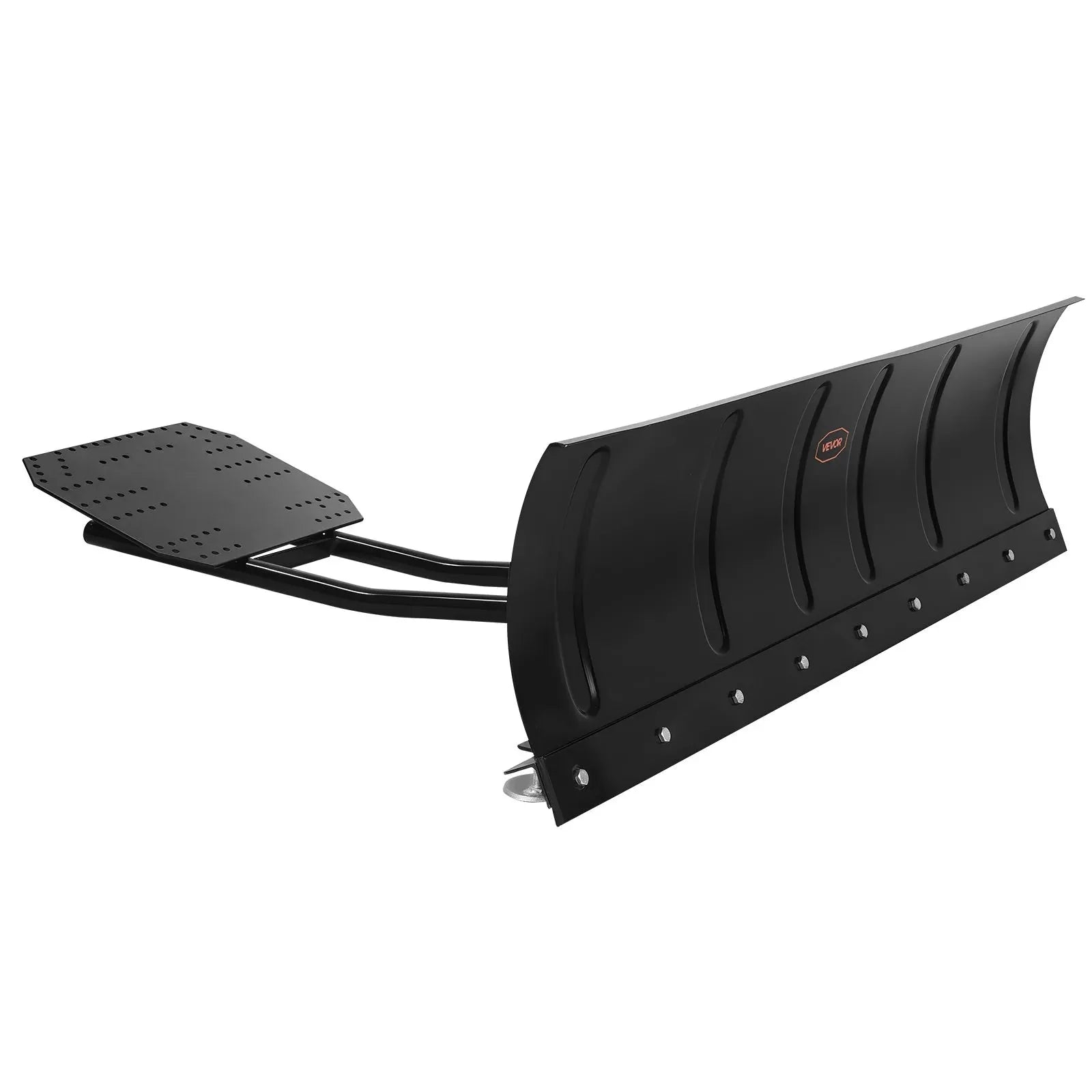 VEVOR Snow Plow Kit, 60in Universal Snow Plow Attachment, Height & Left-Right Adjustable, Quick To Detach, Steel ATV Scrape Blade, 3 Mount Options, Efficient Snows Clearing, for Most ATVs & UTVs