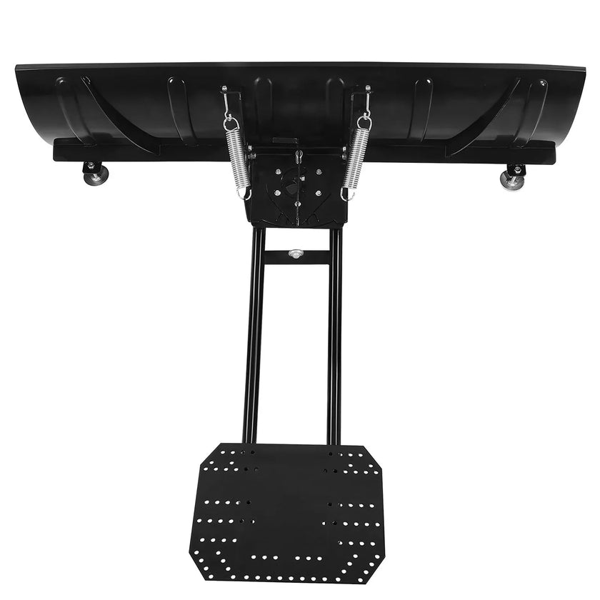 VEVOR Snow Plow Kit, 60in Universal Snow Plow Attachment, Height & Left-Right Adjustable, Quick To Detach, Steel ATV Scrape Blade, 3 Mount Options, Efficient Snows Clearing, for Most ATVs & UTVs