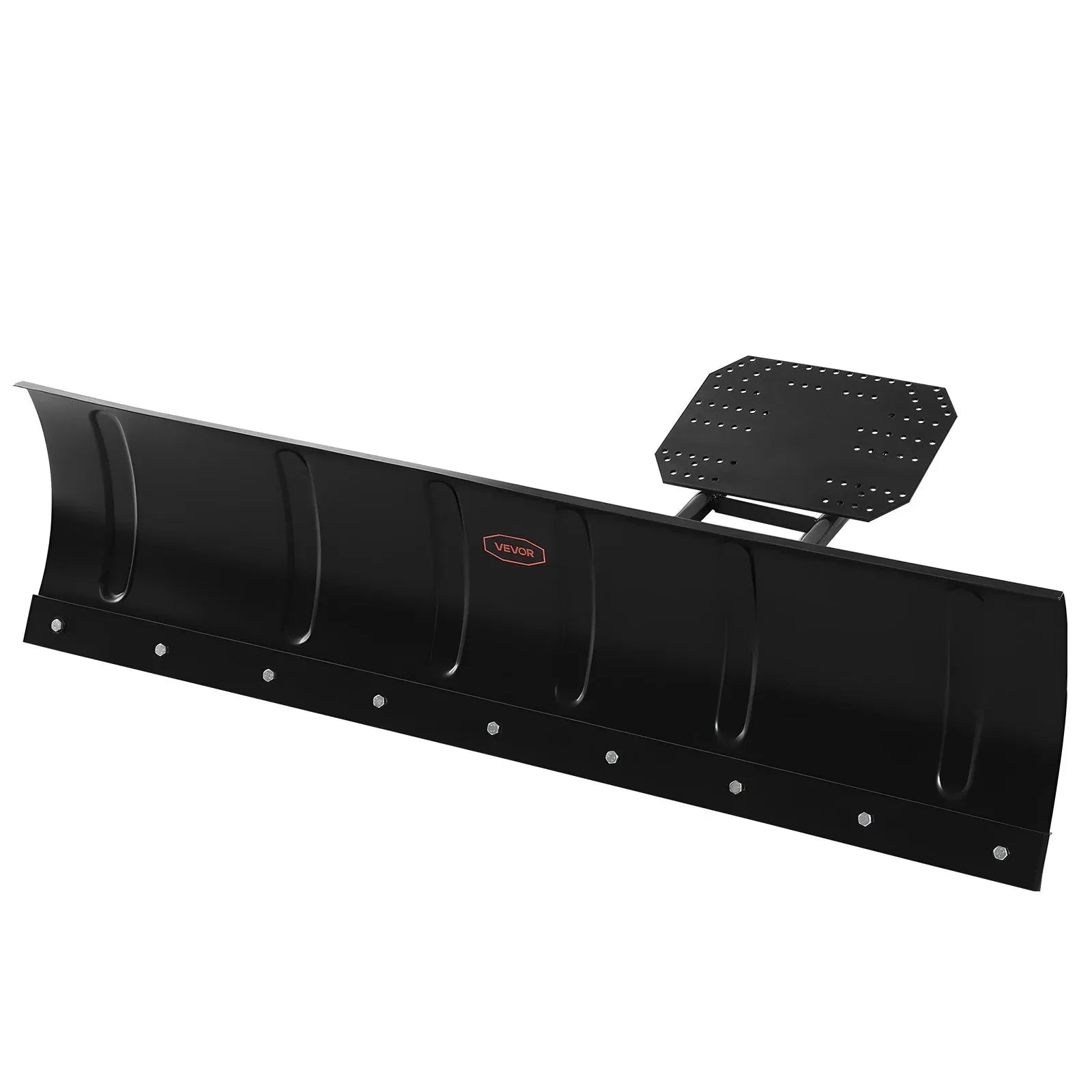 VEVOR Snow Plow Kit, 60in Universal Snow Plow Attachment, Height & Left-Right Adjustable, Quick To Detach, Steel ATV Scrape Blade, 3 Mount Options, Efficient Snows Clearing, for Most ATVs & UTVs