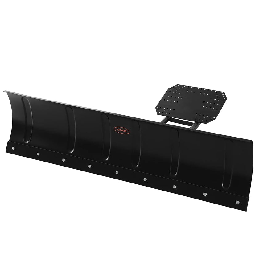 VEVOR Snow Plow Kit, 60in Universal Snow Plow Attachment, Height & Left-Right Adjustable, Quick To Detach, Steel ATV Scrape Blade, 3 Mount Options, Efficient Snows Clearing, for Most ATVs & UTVs