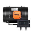 VEVOR 8 Inch Inline Duct Fan HVAC Exhaust Blower Kit EC Variable Speed Control