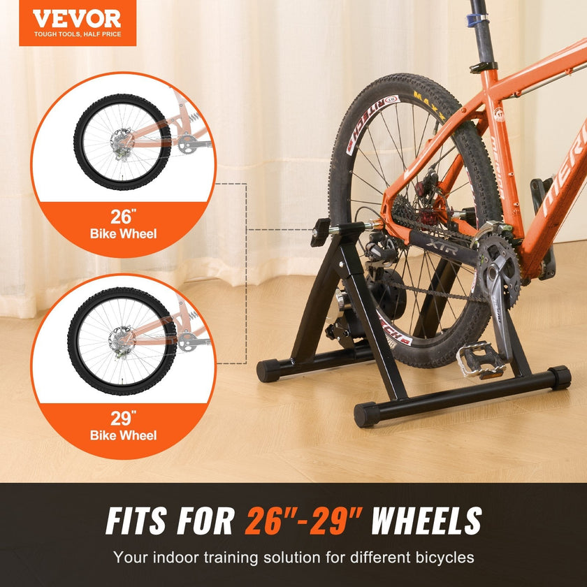 VEVOR Bike Trainer Stand, Magnetic Stationary Bike Stand for 26