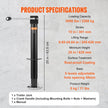 VEVOR Trailer Jack, Trailer Tongue Jack A-frame Bolt on Weight Capacity 5000 lb, Trailer Jack Stand with Handle for Lifting RV Trailer, Horse Trailer, Utility Trailer, Yacht Trailer