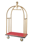 VEVOR Hotel Luggage Cart 1100 LBS Stainless Steel Bellman's Cart Curved Uprights