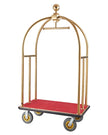VEVOR Hotel Luggage Cart 1500 LBS Stainless Steel Bellman's Cart Curved Uprights