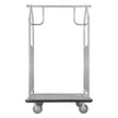 VEVOR Hotel Luggage Cart 800 LBS Brushed Stainless Steel Finish Bellman's Cart