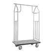 VEVOR Hotel Luggage Cart 800 LBS Brushed Stainless Steel Finish Bellman's Cart