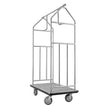 VEVOR Hotel Luggage Cart 800 LBS Brushed Stainless Steel Finish Bellman's Cart