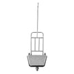 VEVOR Luggage Cart 600 LBS 3 Wheel Stainless Steel Finish Bellman's Cart