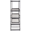 VEVOR Storage Shelving Unit, 5-Tier Adjustable, 2000 lbs Capacity, Heavy Duty Garage Shelves Metal Organizer Wire Rack, Black, 60