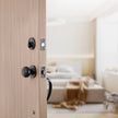 VEVOR Front Door Handle and Deadbolt Set, Antique Copper Front Door Lock Set with Interior Knob, Single Cylinder Handleset Adjustable Hole Spacing, for Right and Left Handed Entrance and Front Door