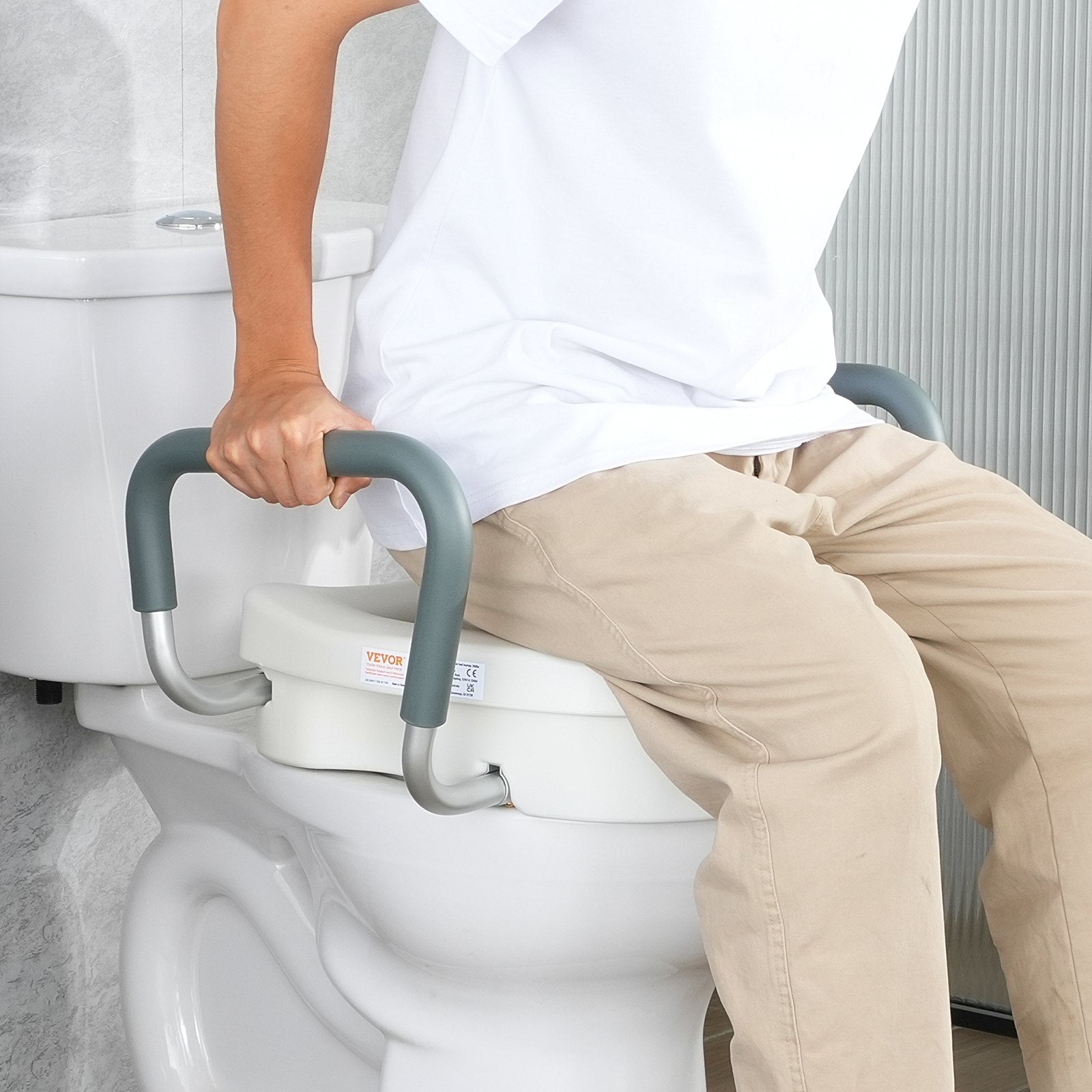 VEVOR Raised Toilet Seat, 5