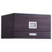 VEVOR 50 Cigar Humidor Glasstop Cedar Cigar Box Humidifier & Hygrometer & Drawer