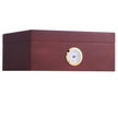 VEVOR 50 Cigars Humidor Glasstop Cedar Cigar Storage Box Humidifier Hygrometer