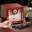 VEVOR 100 Cigar Humidor Cabinet Cedar Cigar Box Humidifier & Hygrometer & Shelve