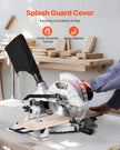 VEVOR Compound Miter Saw 10-Inch Blade 15 Amp Motor 60-Tooth Corded Single Bevel