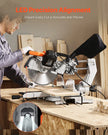 VEVOR Sliding Compound Miter Saw 12-Inch Blade 15 Amp Motor Corded Double Bevel