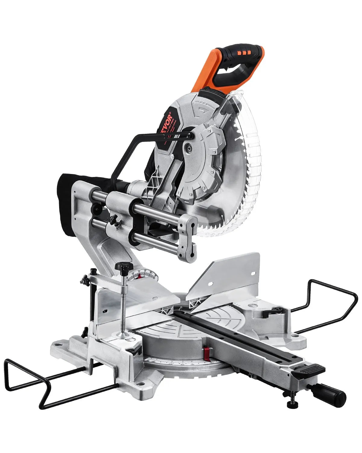 VEVOR Sliding Compound Miter Saw 12-Inch Blade 15 Amp Motor Corded Double Bevel