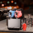 VEVOR Margarita Machine, 3LX2 Tank Slushy Machine Commercial, 340W Frozen Margarita Machine with Temperature Preservation, Stainless Steel Home Slush Frozen Drink Machine with Automatic Clean, Black
