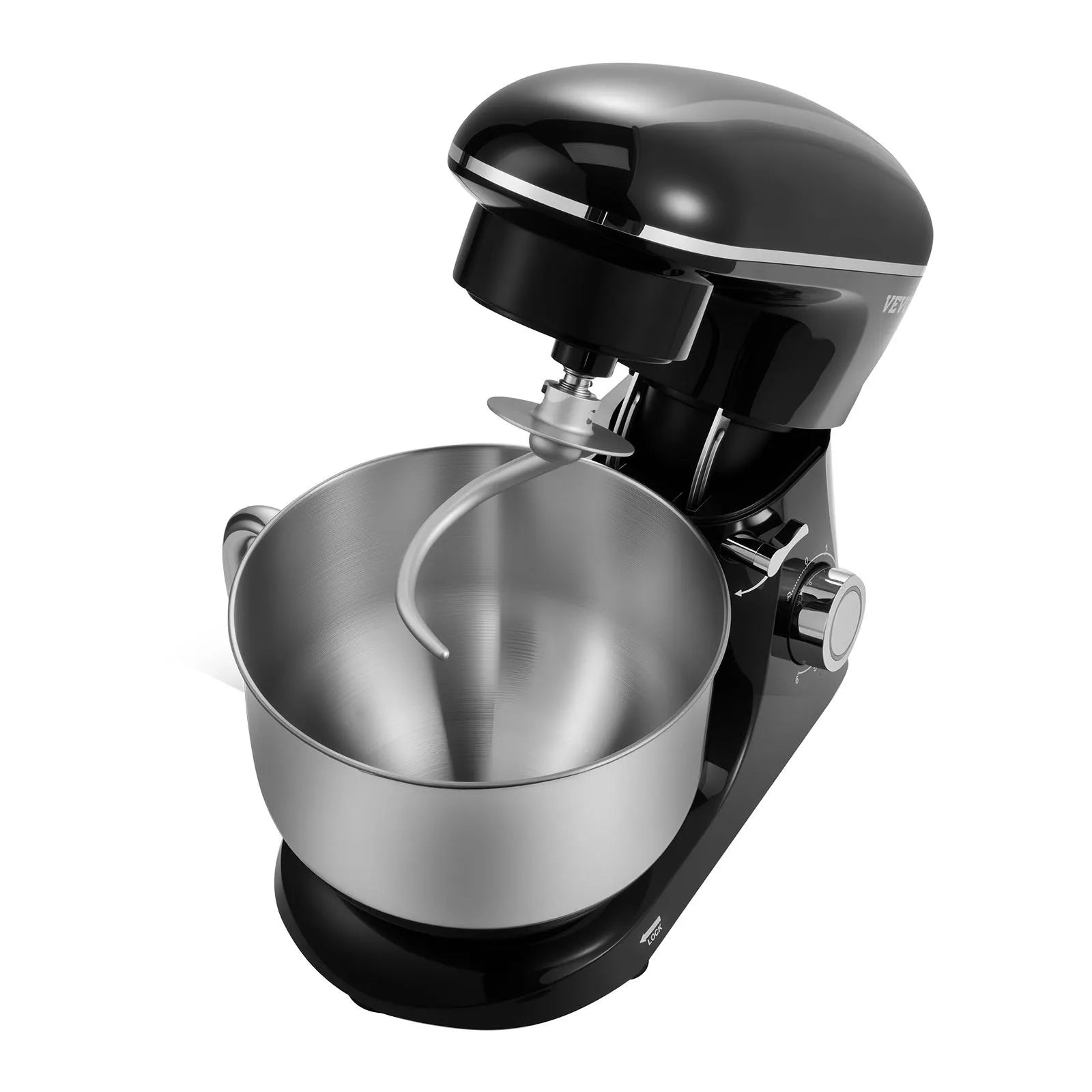 VEVOR Stand Mixer 6 Quart Electric Dough Mixer 660W 6 + P Speeds Food Beater