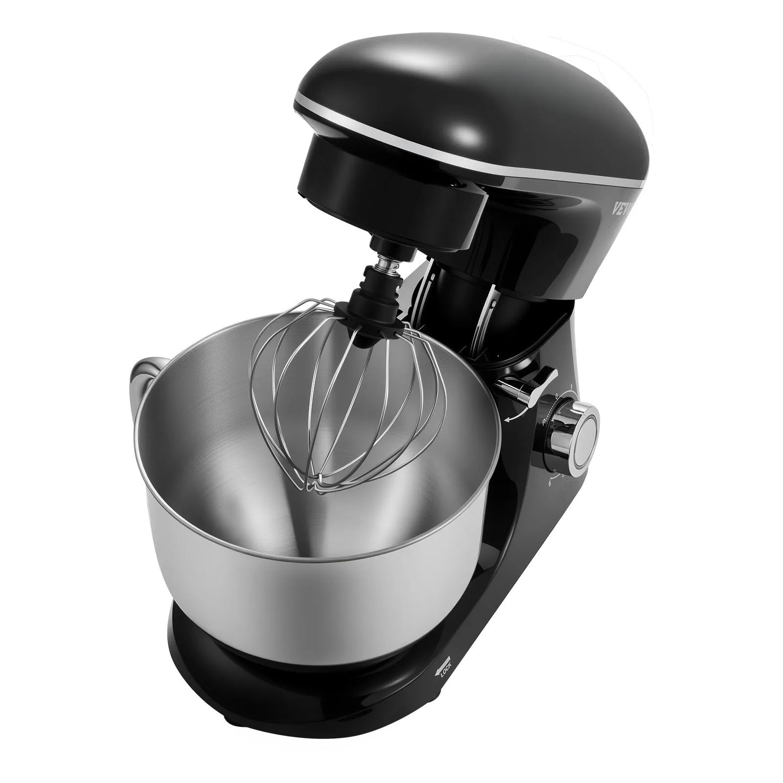VEVOR Stand Mixer 6 Quart Electric Dough Mixer 660W 6 + P Speeds Food Beater