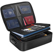 VEVOR Fireproof Document Box, Fireproof Document Bag with Lock 2000?, 3-layer Fireproof and Waterproof File Box 14.17x10.63x4.13 inch with Zipper, for Money, Documents, Jewelry and Passport