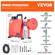 VEVOR Drain Cleaner Machine 66FT x 5/8