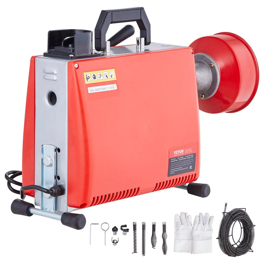 VEVOR Drain Cleaner Machine 66FT x 5/8