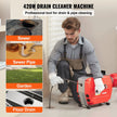 VEVOR Drain Cleaner Machine 120FT x 7/8